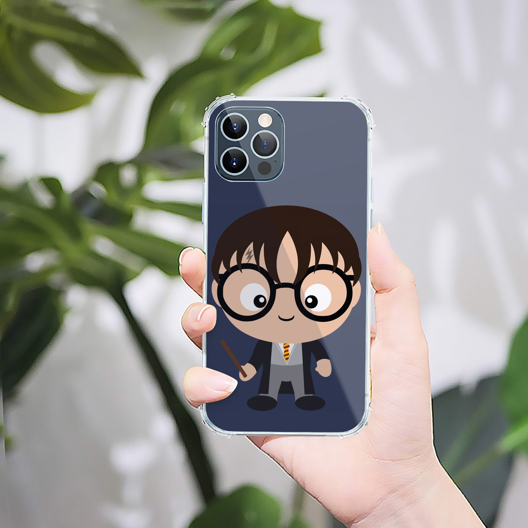 （画像用） Harry Potter ハリー・ポッターシリーズ 【iPhone 12シリーズ対応】透明スマホケース（クリアソフトケース）